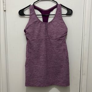 Lululemon Purple Athletic Tank Top
